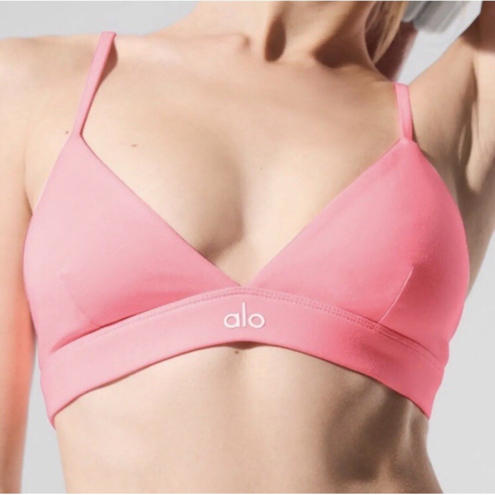 Alo Yoga Splendor Bra Neon Bubblegum M